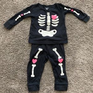 Carter's Skeleton Pajamas